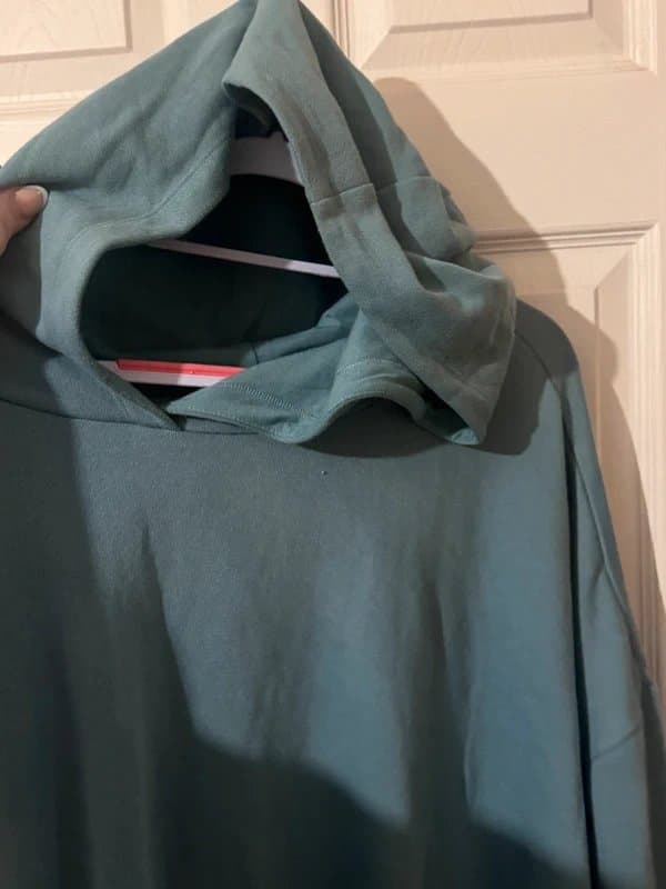 ASOS Oversized Cocoon Hoodie in teal green