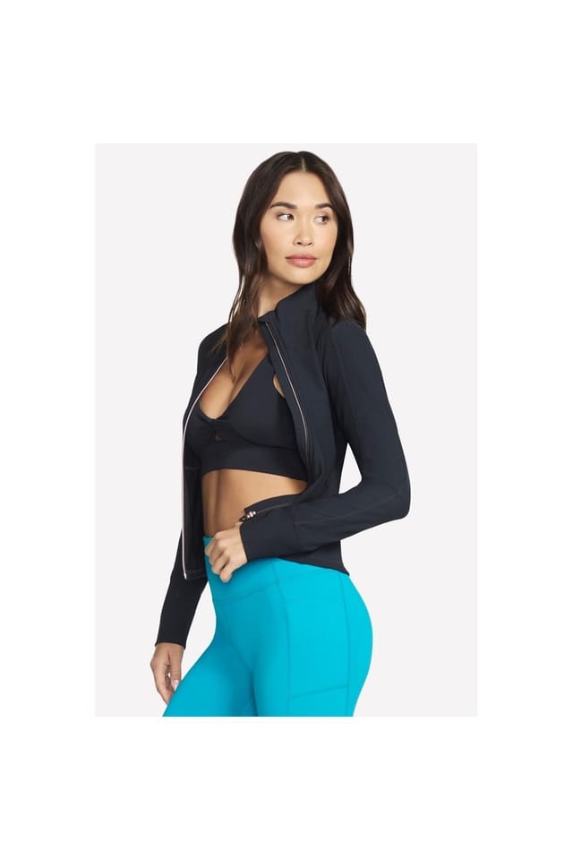 Skechers Skechers Women's GOflex Rib Jacket in Black - 3