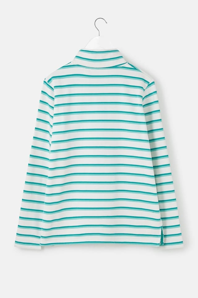 Lighthouse Clothing Lighthouse Clothing Women's Shore Sweatshirt Cotton Funnel Neck Jersey in White - 3