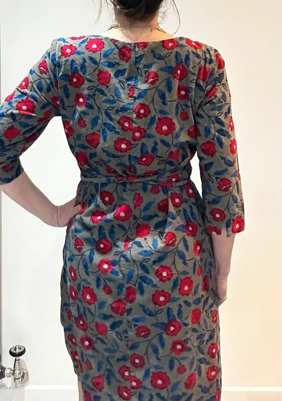 Seasalt Cornwall Sea salt Cromwell midi long sleeve dress floral print size 10 casual classic cottagecore