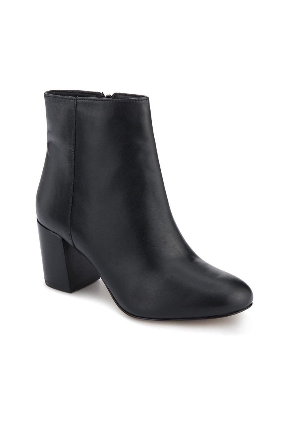 Jones Bootmaker Jones Bootmaker Women's Neptune Wide-Fit Smart Ankle Boots in Black