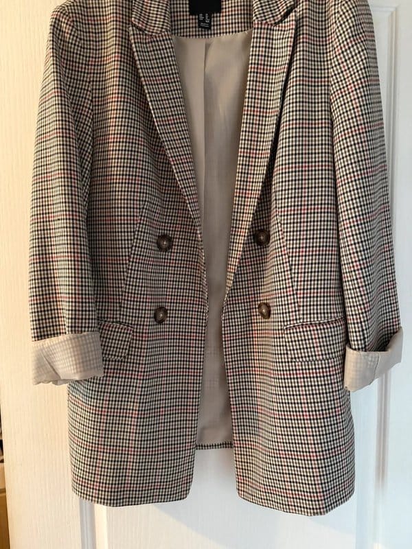 New Look Women’s checkered blazer - 1