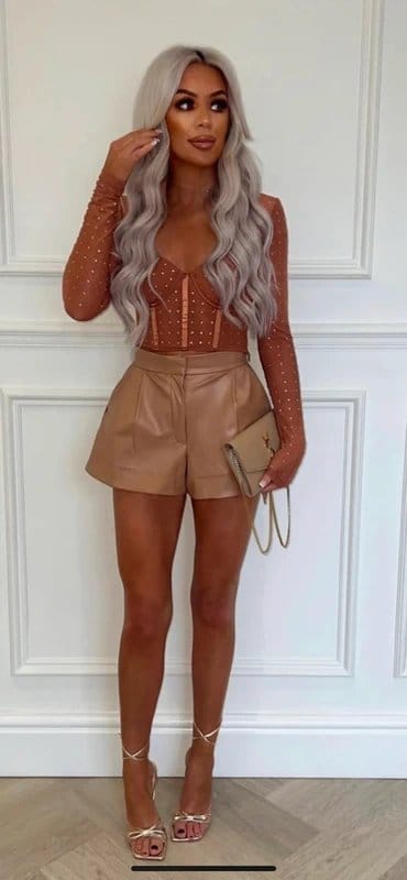 ASOS ASOS corset mesh top - 1