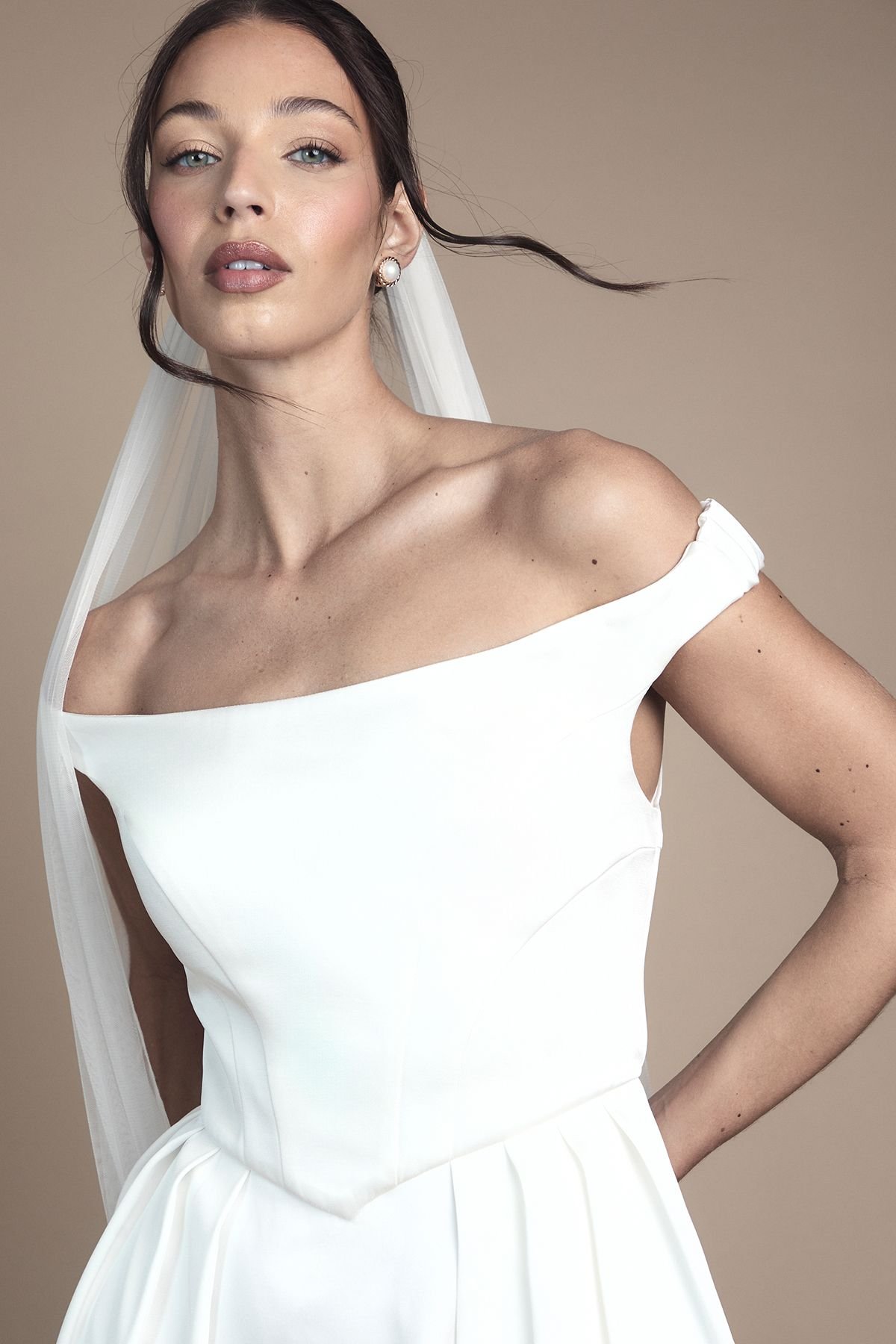 Coast Coast Women's Sleeveless Bandeau Wrap Skirt Maxi Wedding Dress in Ivory - 4