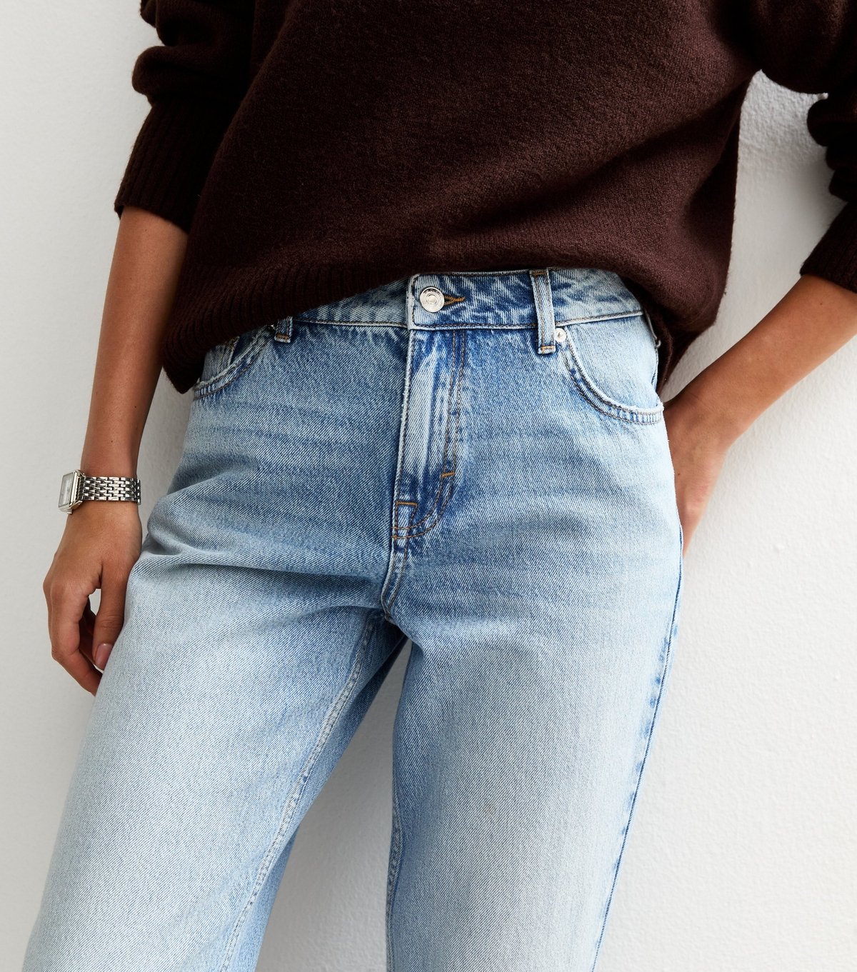 New Look Women's Blue Anica Straight Leg Jeans New Look - 3