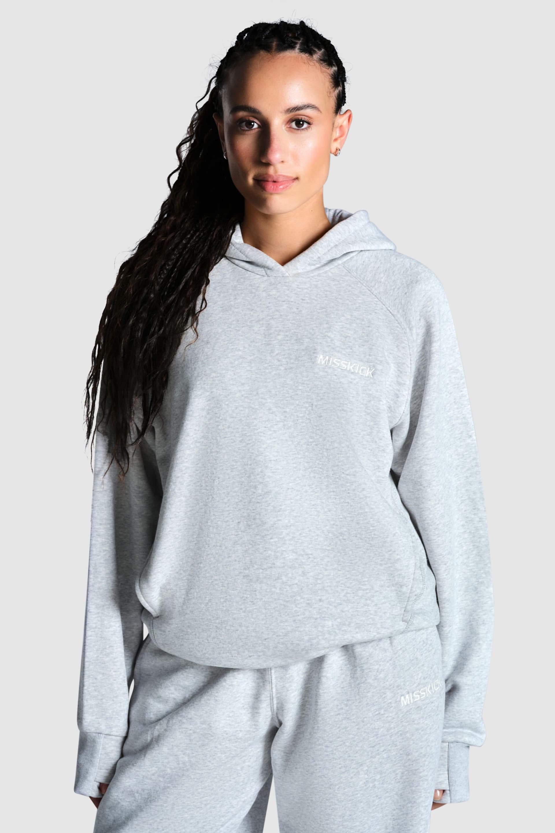 Miss Kick Miss Kick Women's Medias OH Hoody in Light Grey