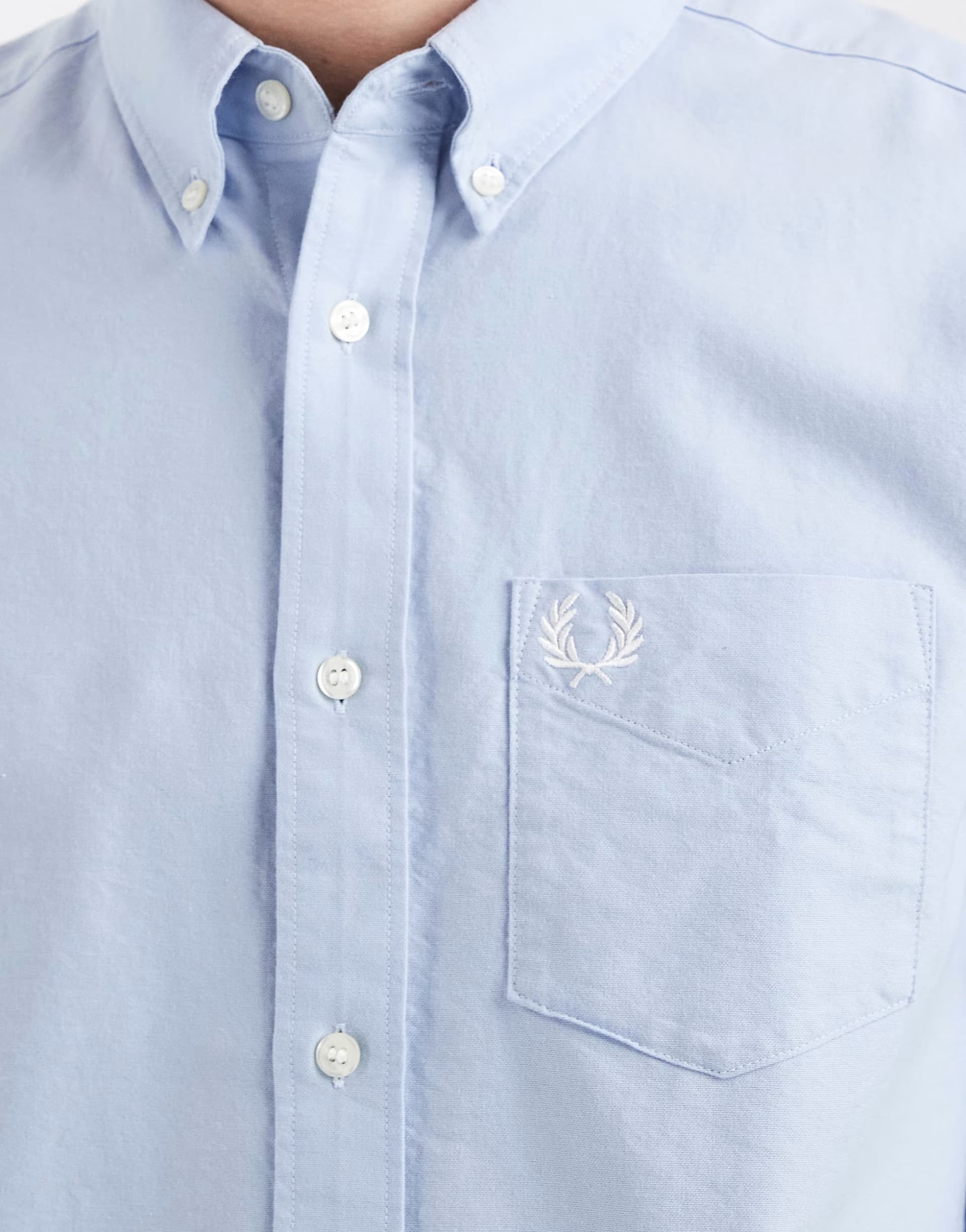 ASOS Fred Perry oxford shirt in light blue