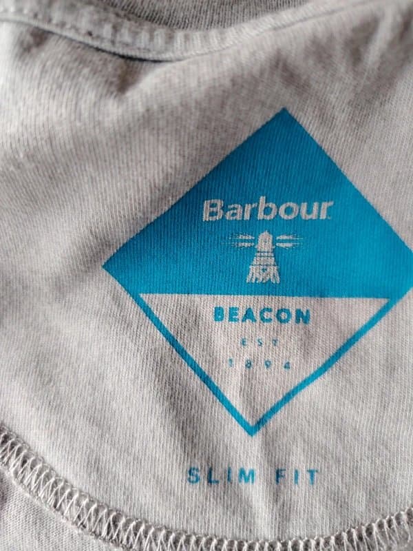 Barbour Barbour Beacon Graphic T-Shirt Grey Coastal Heritage Logo Tee