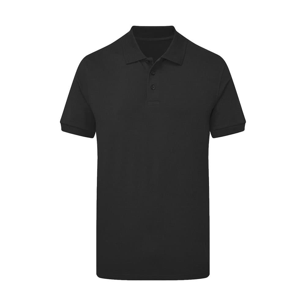 SG SG Men's Signature Stretch Tagless Polo Shirt in True Black