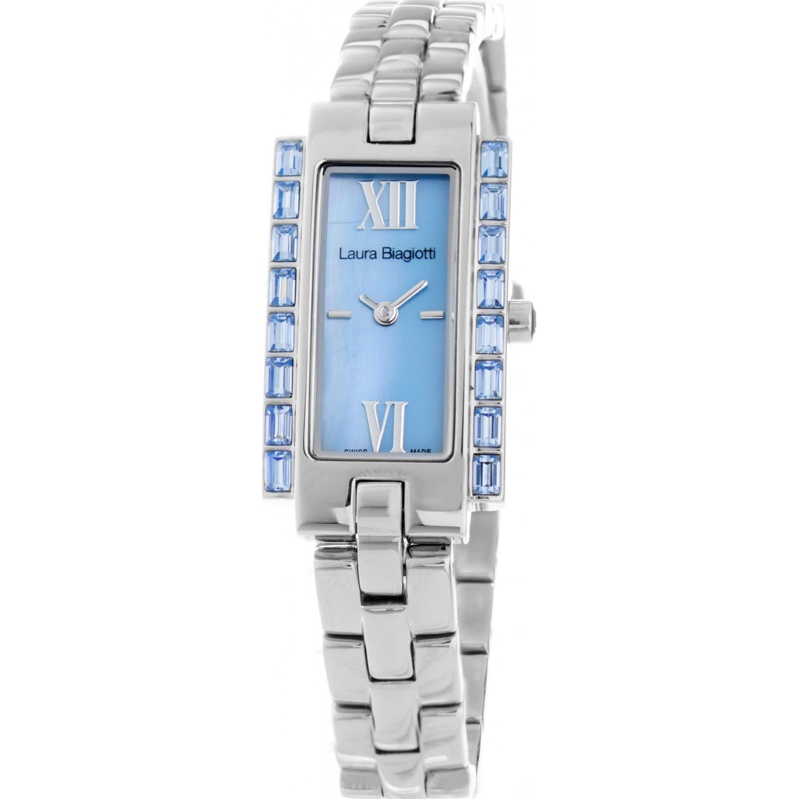Laura Biagiotti Laura Biagiotti Women's LB0018L-AZ 18mm Quartz Watch in Silver