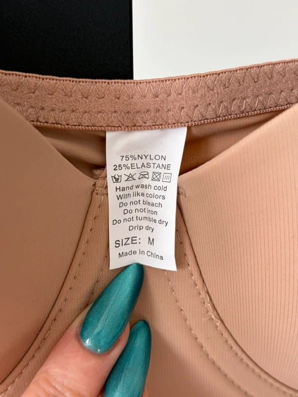 unbranded Beige Corset Style Control Bodice Size M Waist Cinching Bodysuit