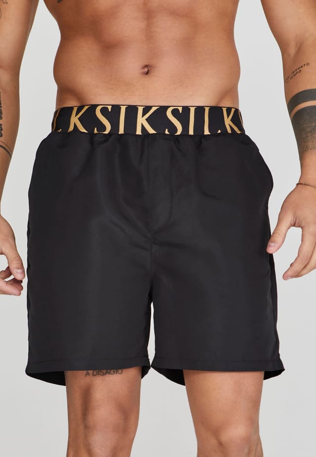 SikSilk SikSilk Men's Swim Shorts in Black - 2