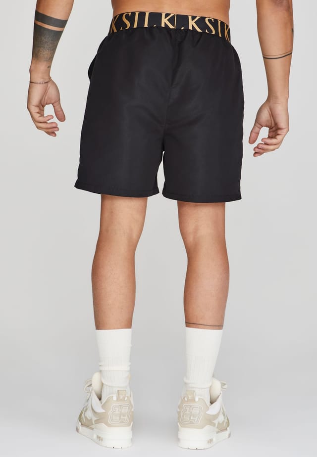 SikSilk SikSilk Men's Swim Shorts in Black - 3