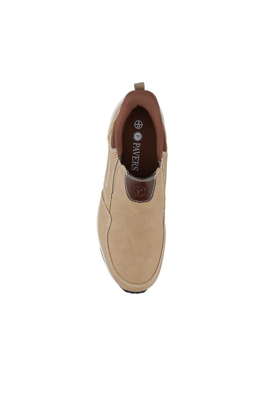 Pavers Pavers Men's Easy Step In Cushioned Shoes in Beige - 4