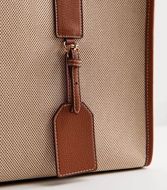 New Look Stone Boxy Canvas Shoulder Bag New Look - 3