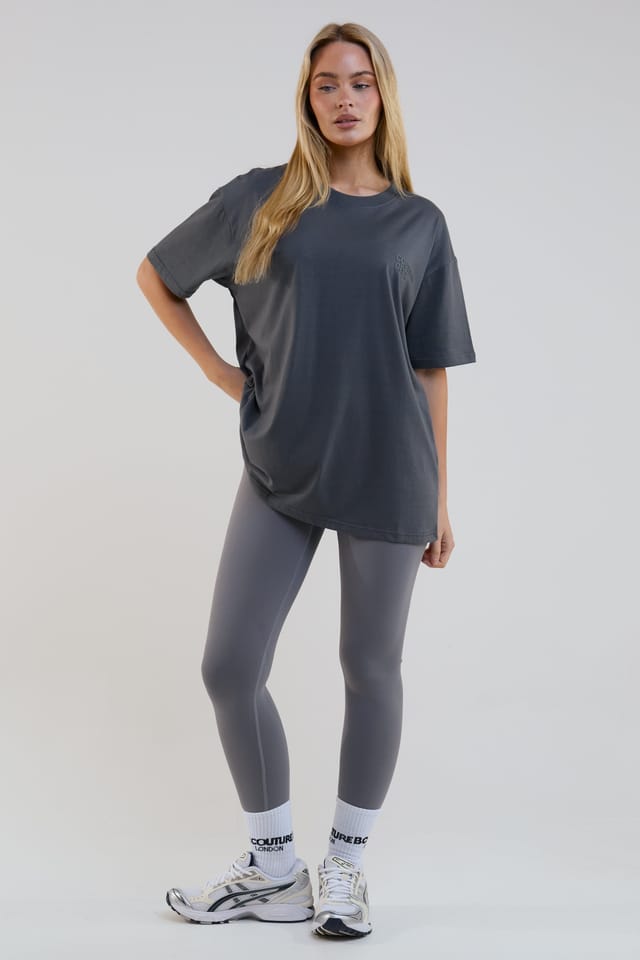 BCouture BCouture Women's High-Waisted Leggings in Dark Grey - 3