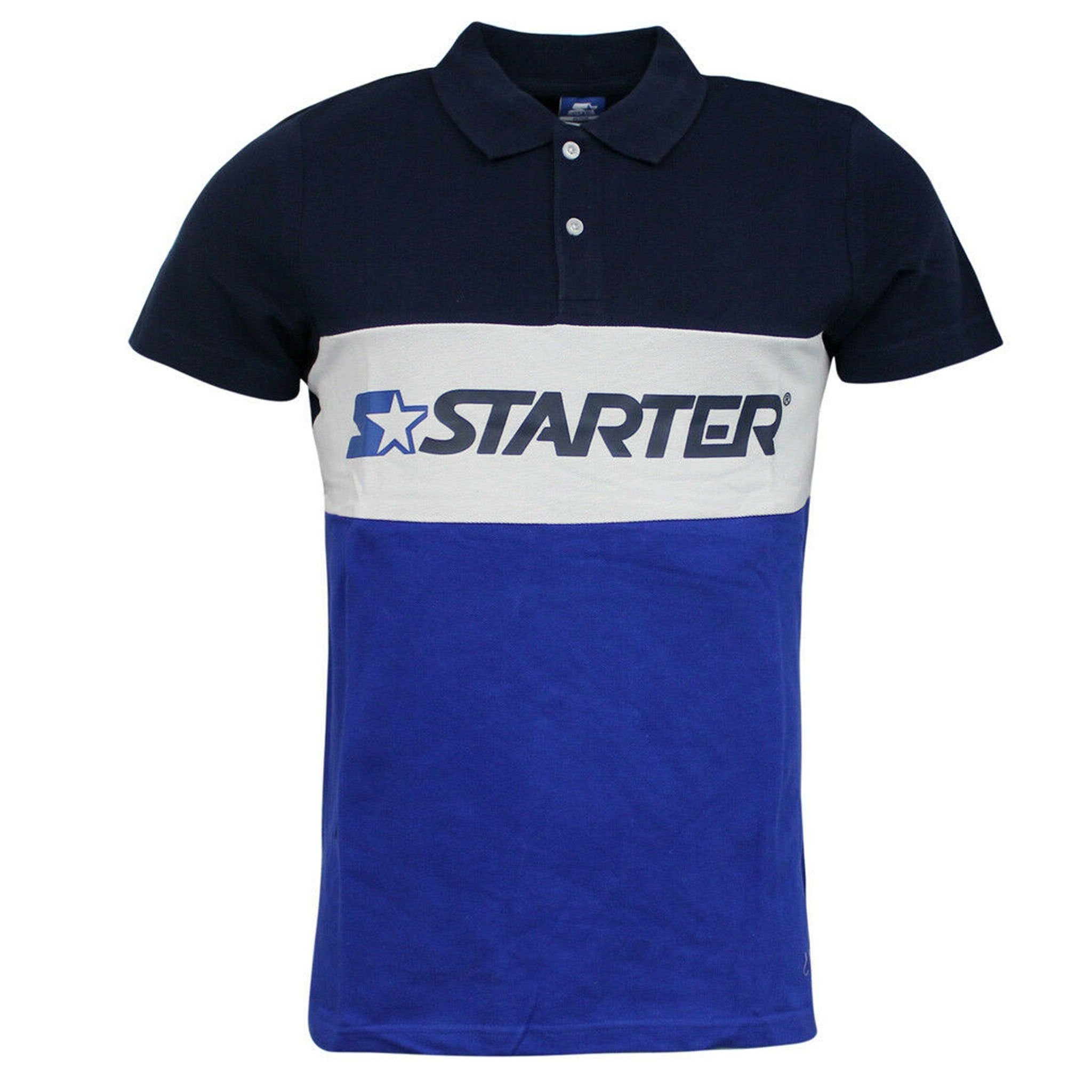 Starter Starter Men's Impulse Logo Navy/White Polo Shirt in Navy - 1