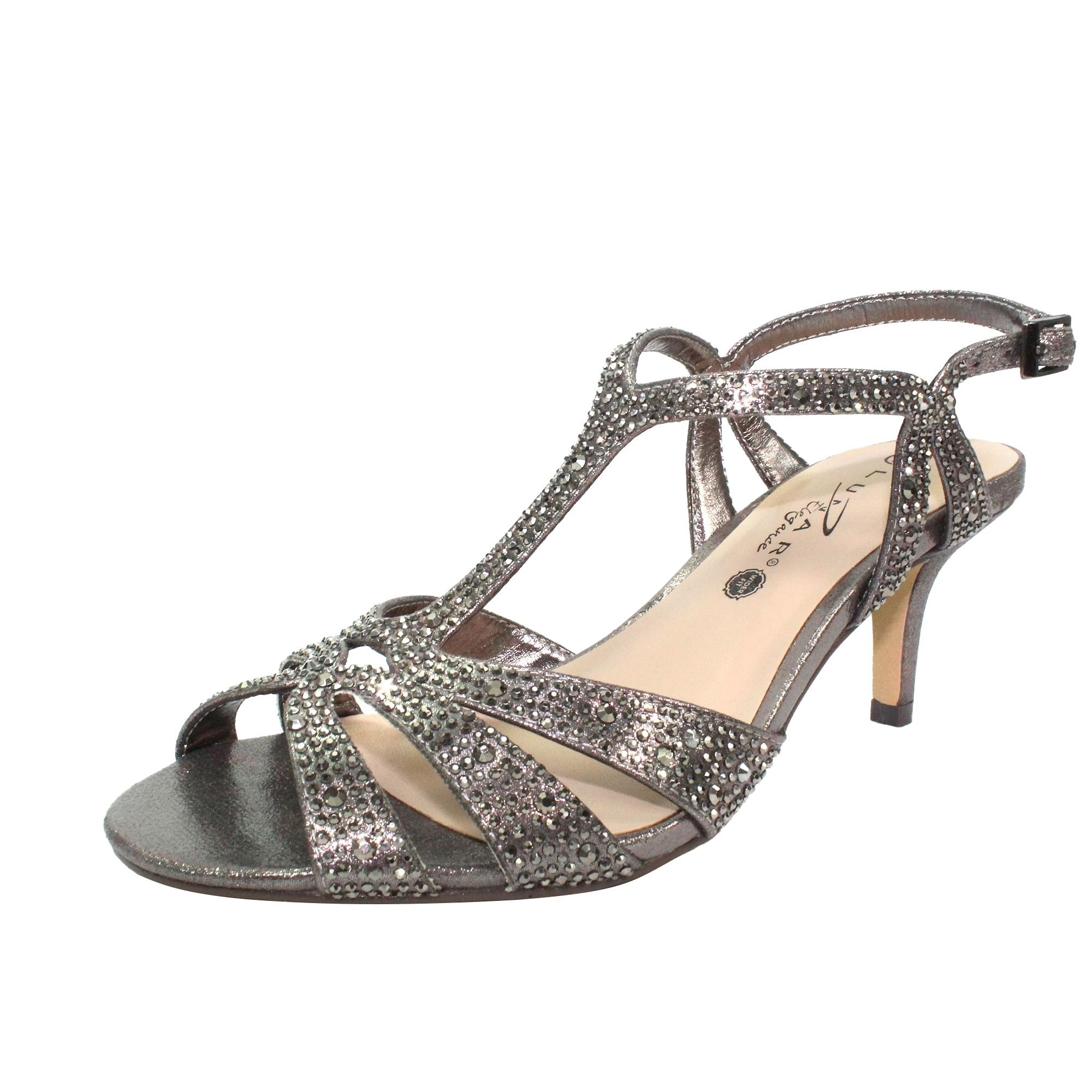 Lunar Lunar Women's Francie Wide Sandals in Grey - 4