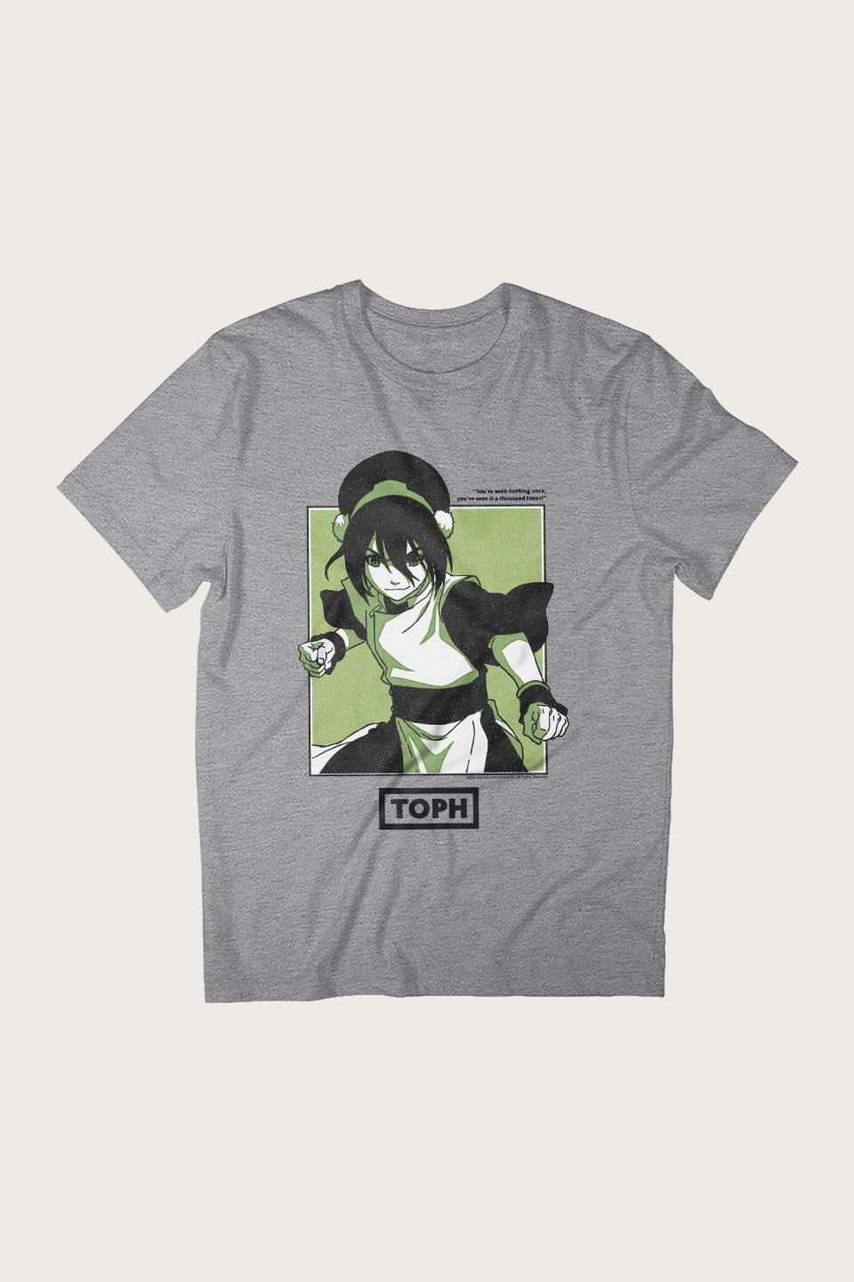 Avatar: The Last Airbender Avatar: The Last Airbender Men's Toph Beifong Earthbending Master T-Shirt in Mid Grey - 2