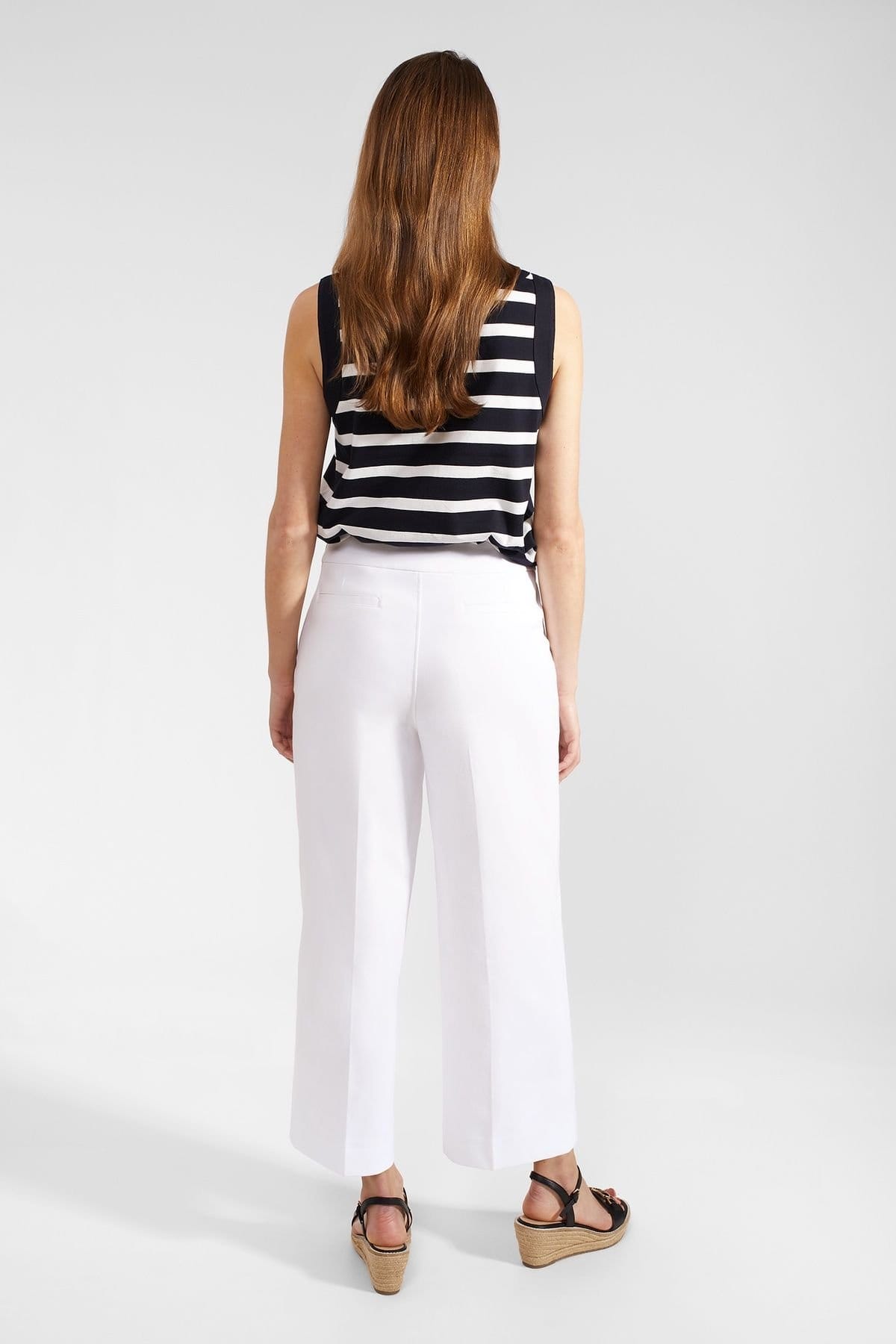 Hobbs London Hobbs London Women's Simone Crop Trouser in White - 4