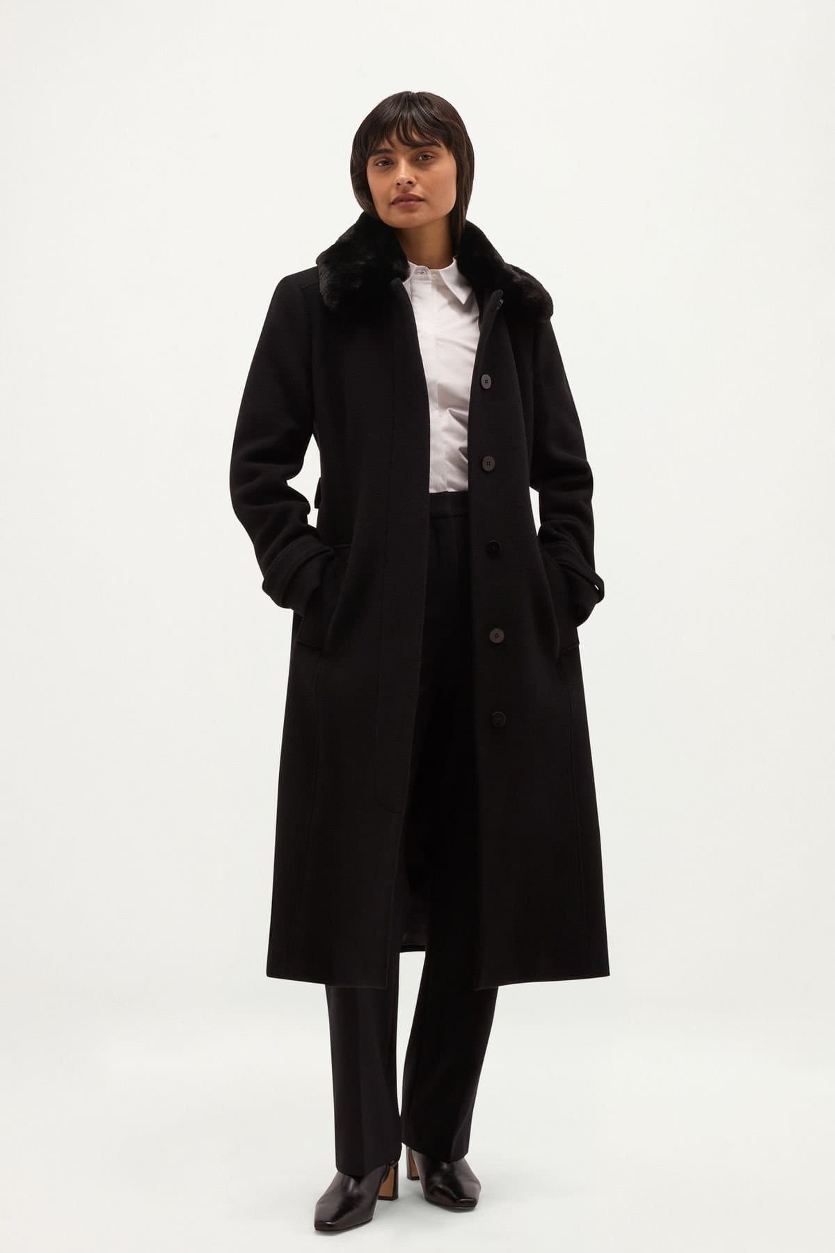 Hobbs London Hobbs London Women's Martina Coat in Black