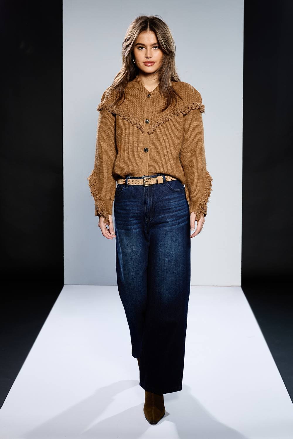 RUNWAY 1.8.1.8 RUNWAY 1.8.1.8 Women's Mid Wash Denim Jean - 1