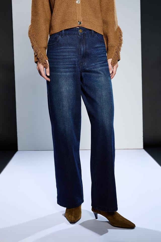 RUNWAY 1.8.1.8 RUNWAY 1.8.1.8 Women's Mid Wash Denim Jean - 2