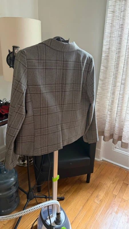 H&M H&M Checked Blazer Size M – Black & White
