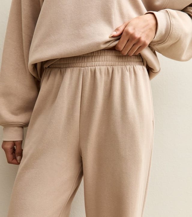 New Look Women's Mink Elasticated Waist Wide Leg Joggers New Look - 2