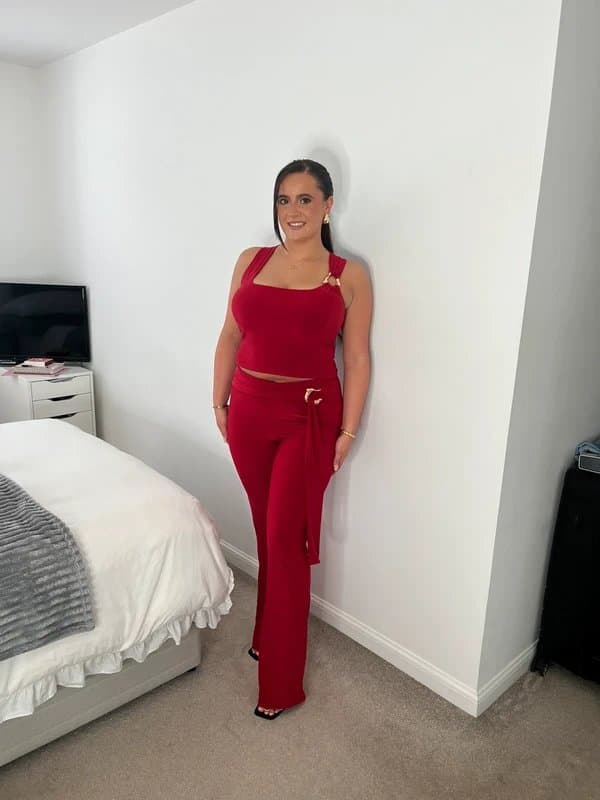 Kaiia Red slinky co ord