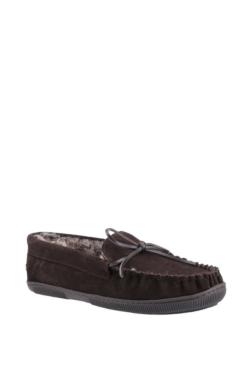 Hush Puppies Hush Puppies Men's 'Ace' Suede Slippers in Brown