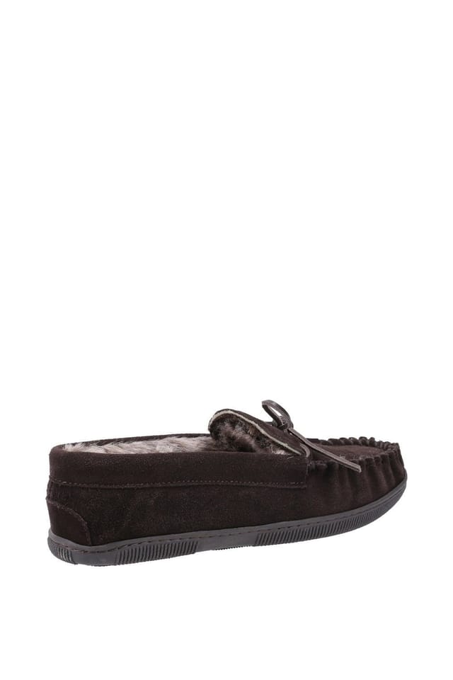 Hush Puppies Hush Puppies Men's 'Ace' Suede Slippers in Brown - 2