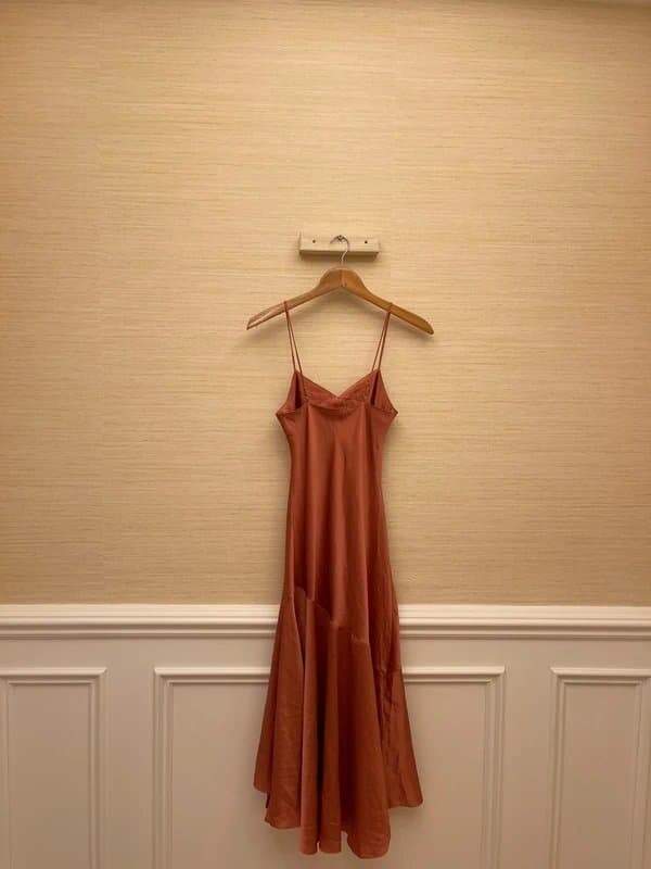 New Look Rose Silk Cocktail Dress
