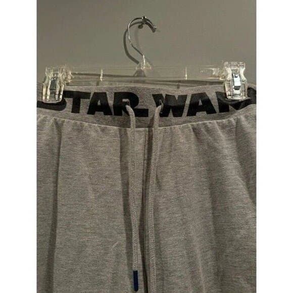 Star Wars Star Wars Grey Stripe Sweatpants with Drawstring Size Small Unisex Mens