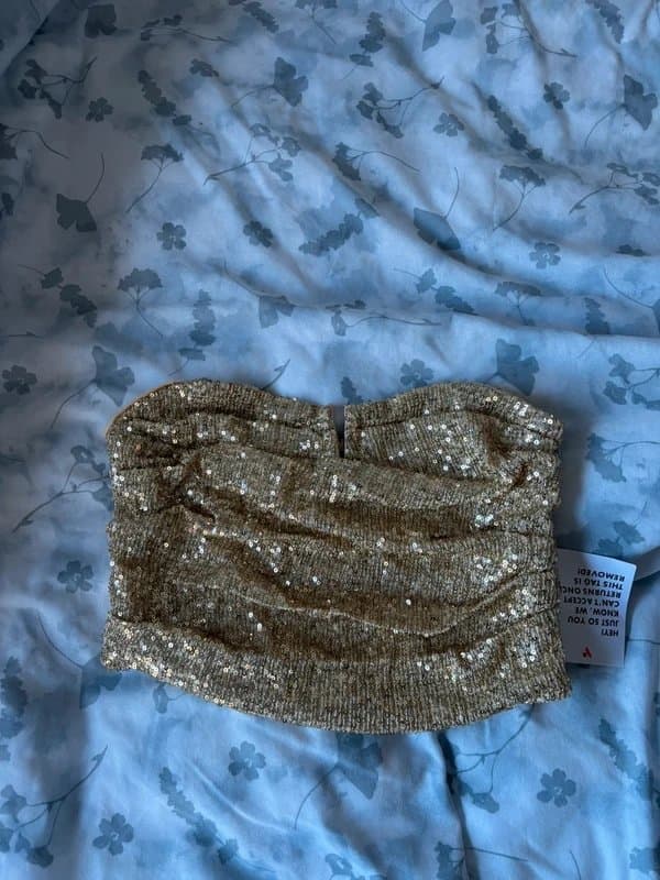 ASOS Design ASOS design sequin bandeau top