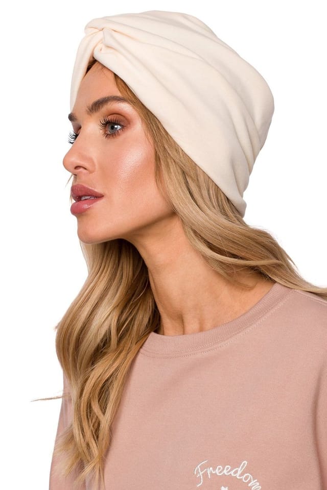 Love Lace Love Lace Women's Classic Turban Hat Adjustable Hat for Everyday Wear Outdoor in Beige - 2