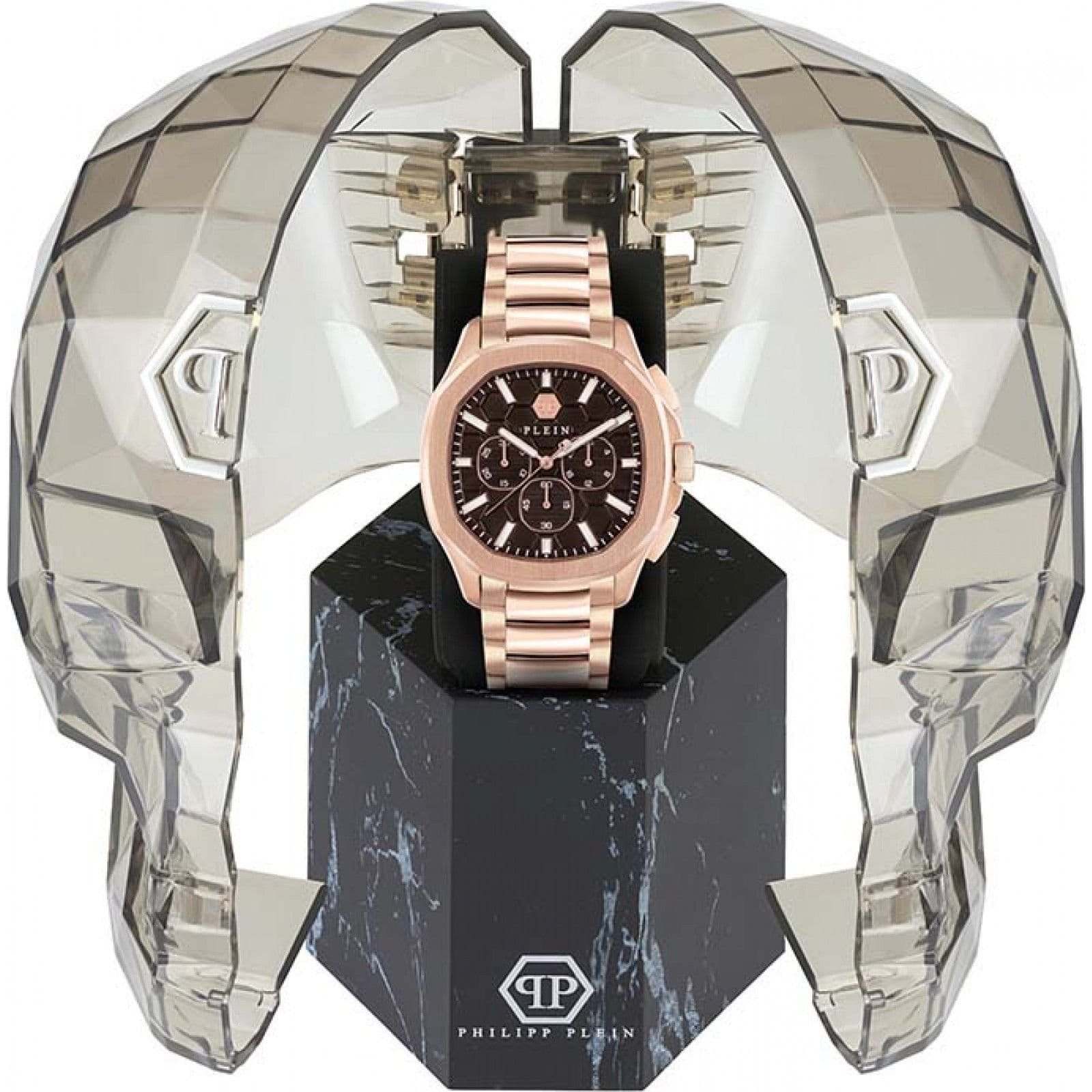 Philipp Plein Philipp Plein Men's PWSAA0623 Spectre 44mm Quartz Watch in Rose Gold - 4