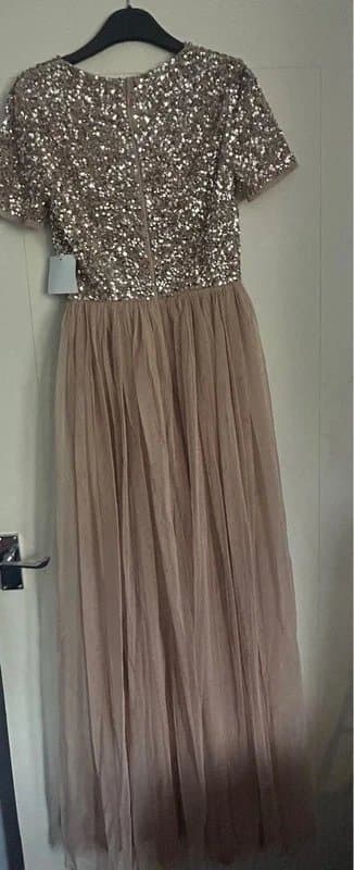 ASOS Blush Maya Sequin Dress