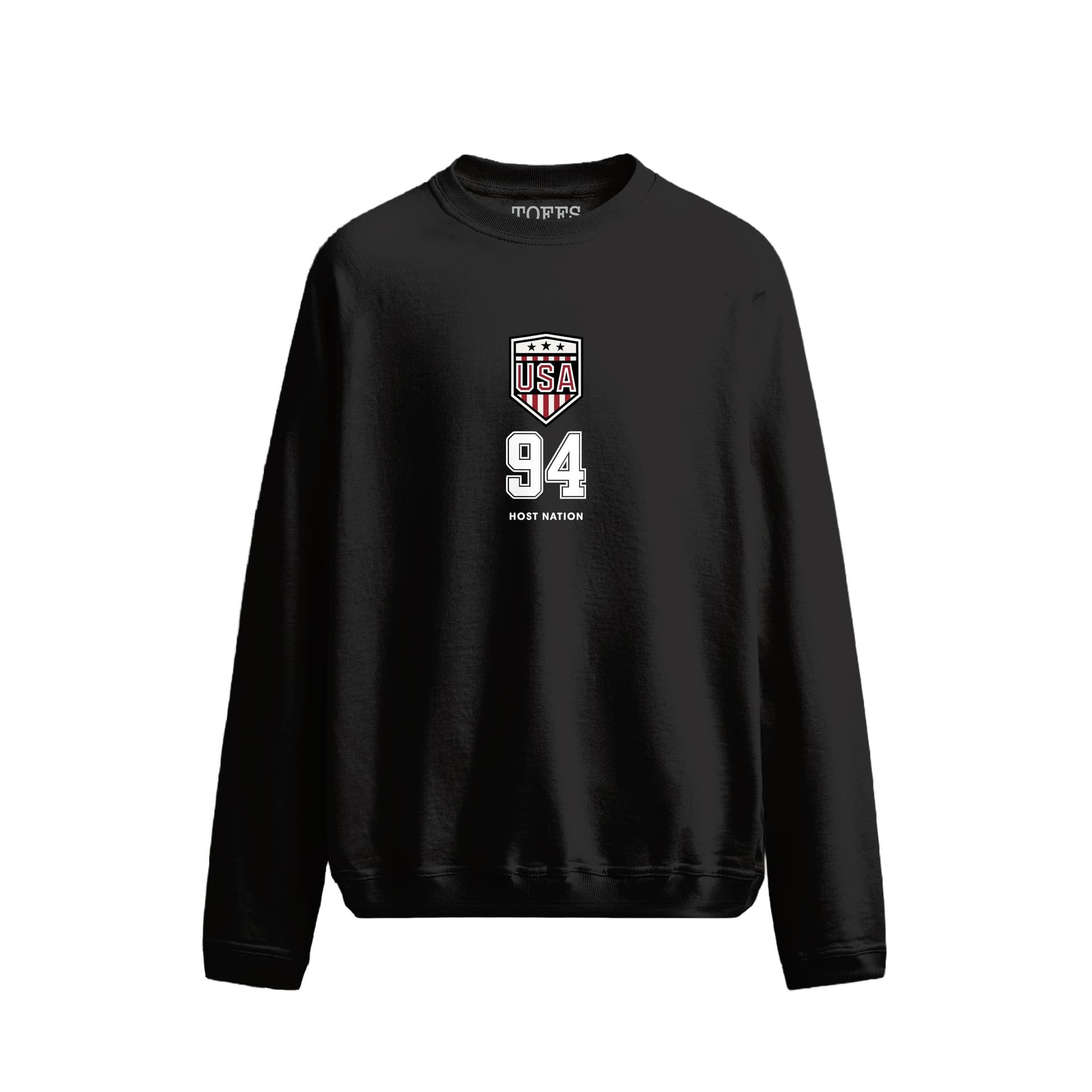 Toffs Football Toffs Football Men's USA 1994 Football Heritage Sweatshirt - Black