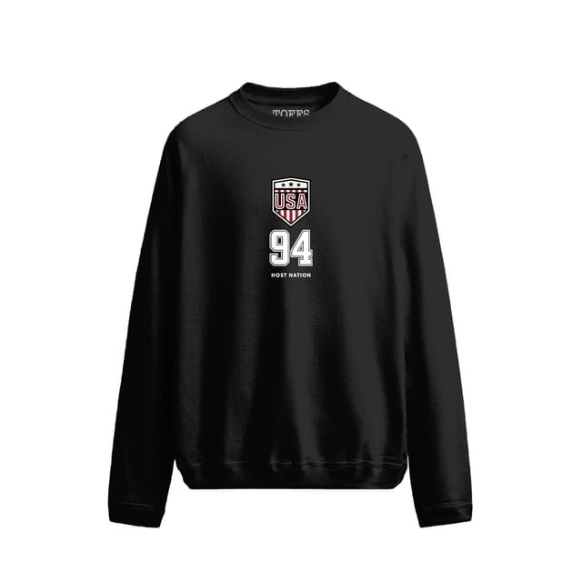 Toffs Football Toffs Football Men's USA 1994 Football Heritage Sweatshirt - Black - 2