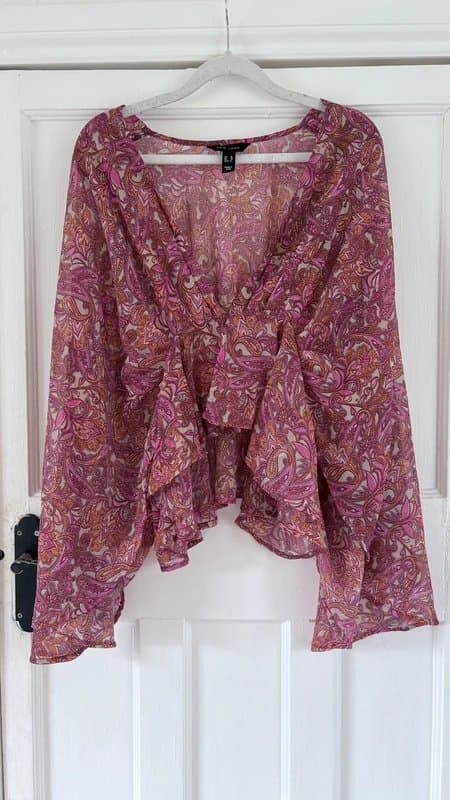 New Look Pink Paisley Blouse