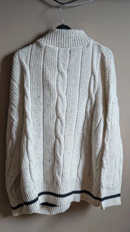 PLT PLT cable knit zip up