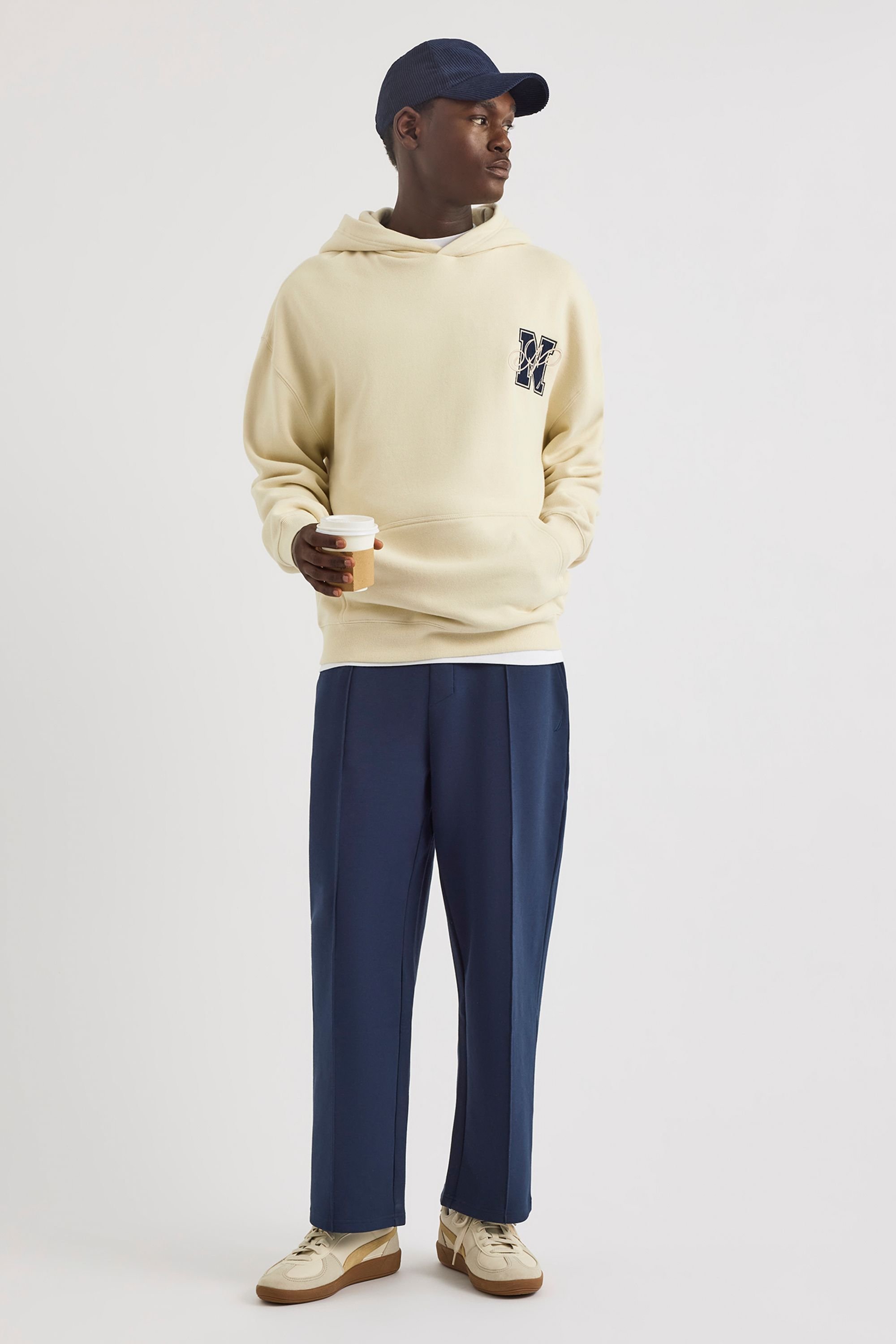 Nautica Nautica Men's Sade OH Hoodie in Ivory - 4