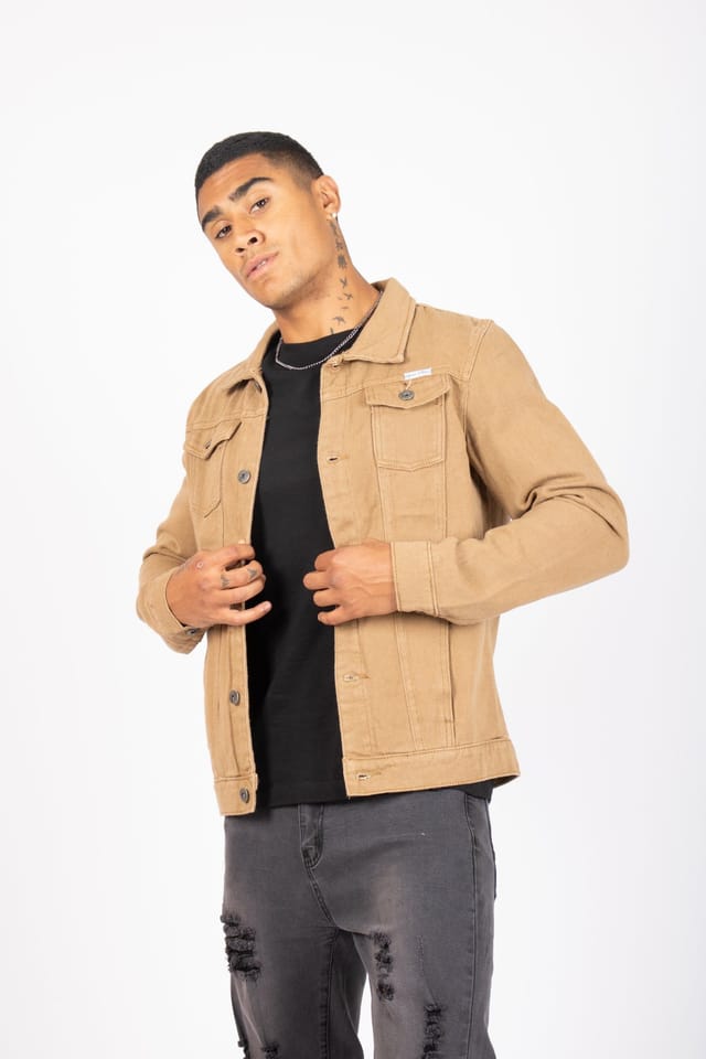 Liquor N Poker Liquor n Poker Men's Norton Denim Jacket In Tan - 2