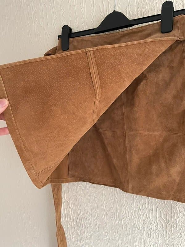 Never Fully Dressed Never fully dressed Suede Mini Jaspre skirt size UK 8