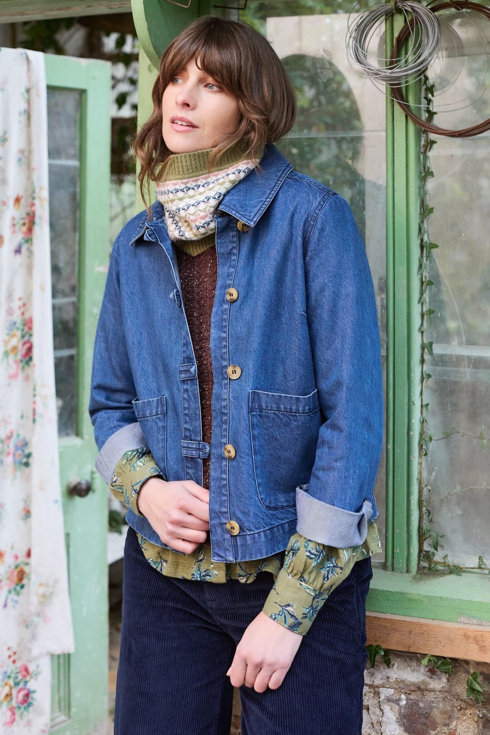 Lily & Me Lily & Me Blue Denim Jacket