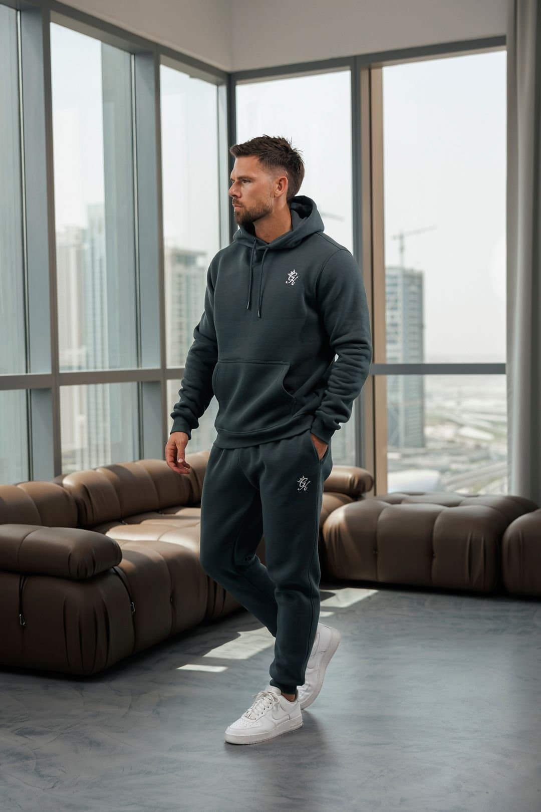 Gym King GYM KING Men's Fundamental Fleece Green