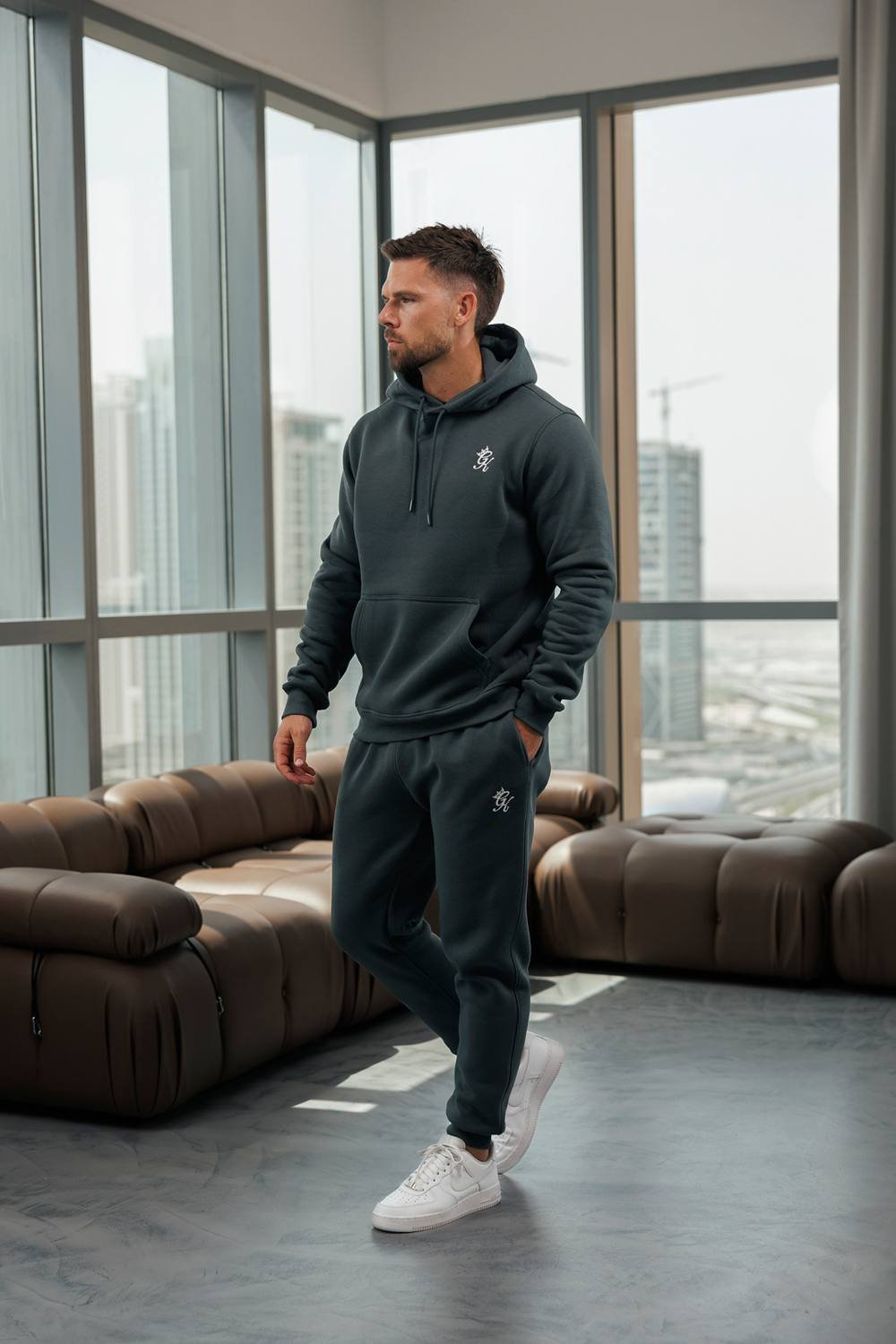 Gym King GYM KING Men's Fundamental Fleece Green - 2