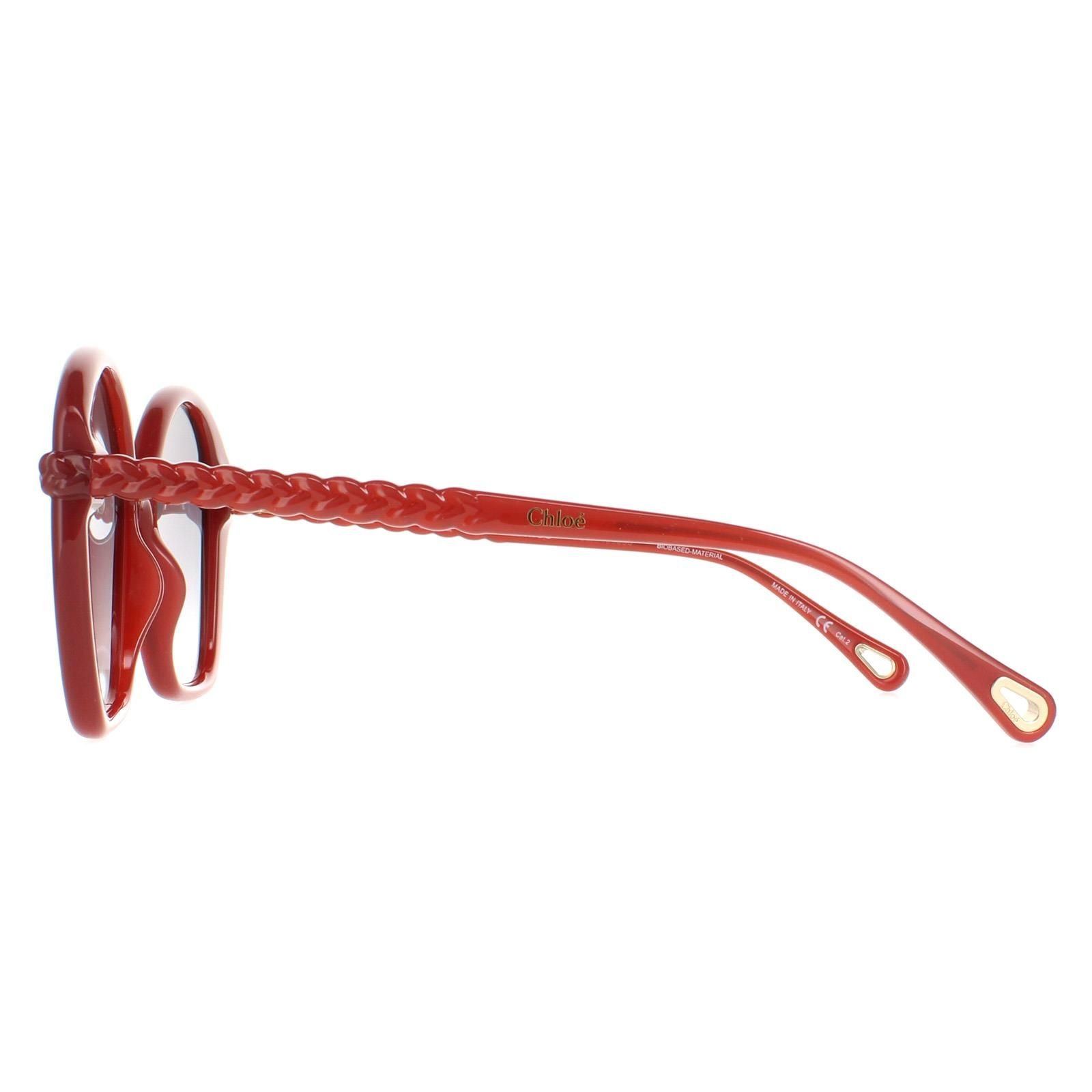 Chloé Chloé Women's Square Dark Orange Grey Gradient CH0003S - 3