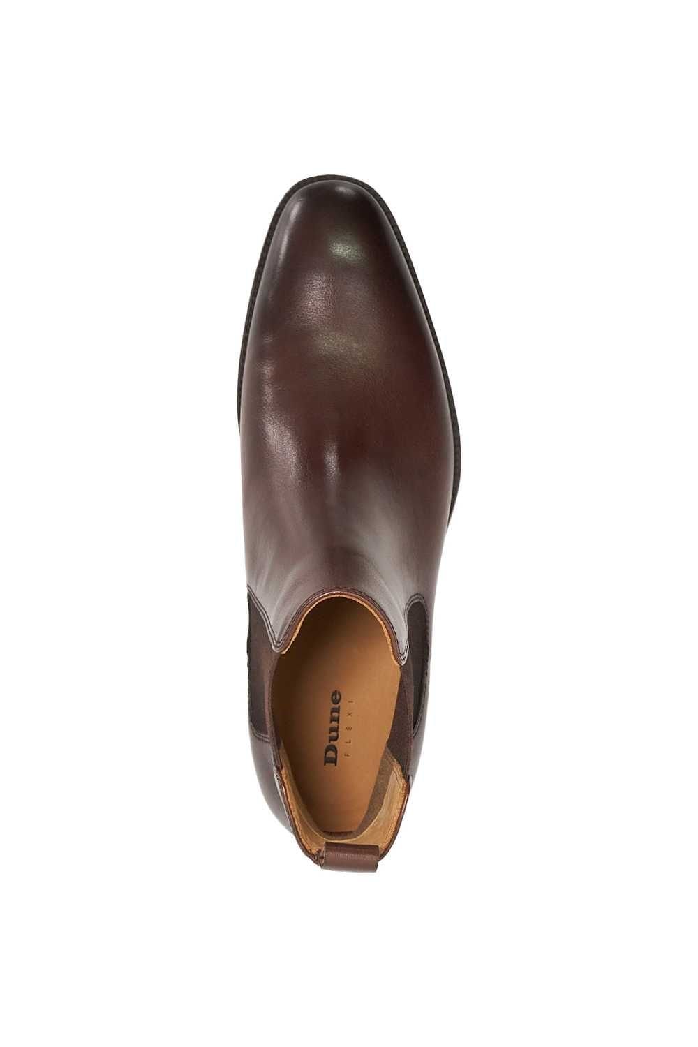 Dune London Dune London Men's 'Matchin' Leather Chelsea Boots in Brown - 4